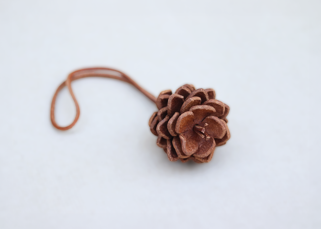 Pine Cone Bag Charm