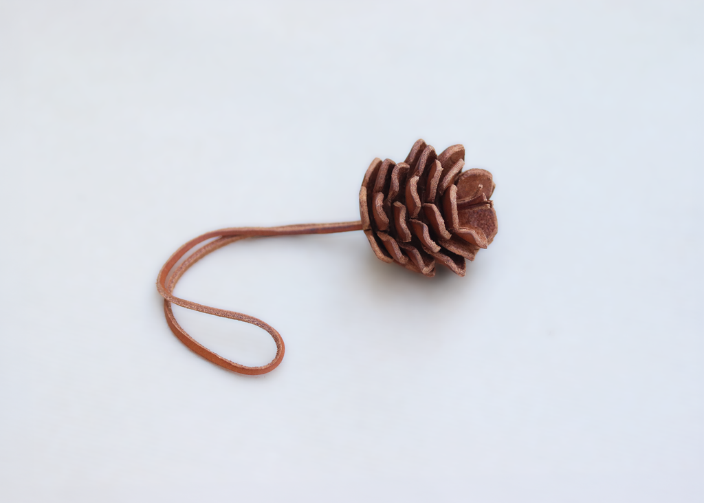 Pine Cone Bag Charm
